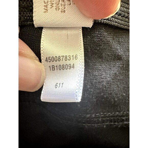 Chico's Black Pull On Woman's Trousers Size 2 minimal stretch office - Picture 12 of 16